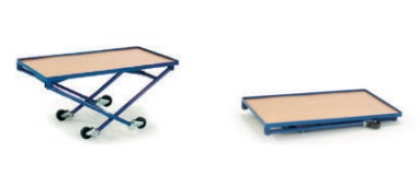 Faltbarer Tischwagen - gefaltet